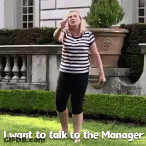 Woman Talking On Phone In Striped Shirt GIF