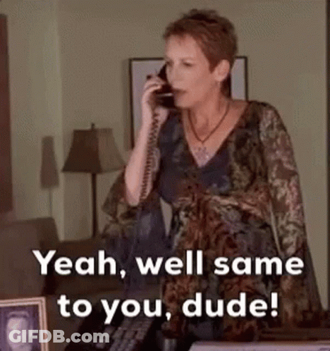 Woman Talking On Phone Saying Yeah Well Same To You Dude GIF