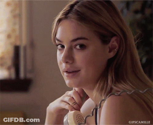 Woman Talking On Telephone With Gifscamille GIF