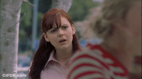 Woman Talking To Another Woman Saying Hey Where's That Cranberry Booster GIF