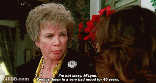 Woman Talking To Another Woman Saying I'm Not Crazy GIF