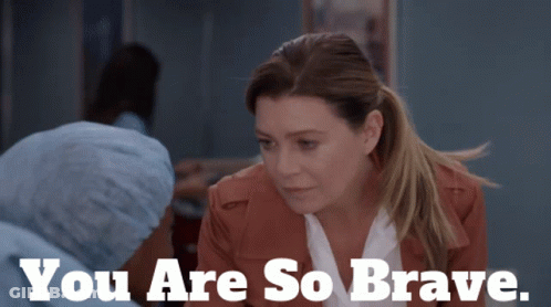 Woman Talking To Another Woman You Are So Brave GIF