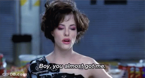 Woman Talking To Boy Wrapped In Duct Tape GIF