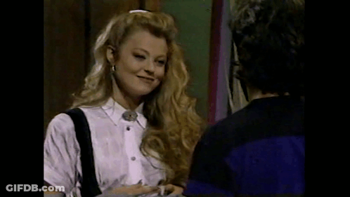 Woman Talking To Man In Room GIF