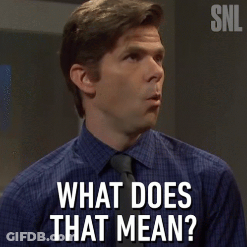 Woman Talking To Man Saying Help Me Understand GIF