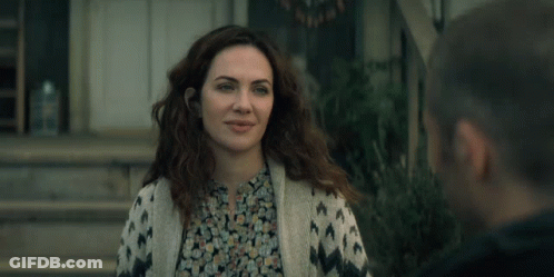 Woman Talking To Man Saying How Are You Riley GIF