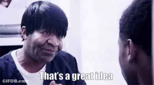 Woman Talking To Man Saying That A Great Idea GIF