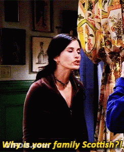 Woman Talking To Man Why Family Scottish GIF
