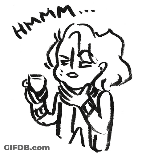 Woman Taste Testing Espresso GIF