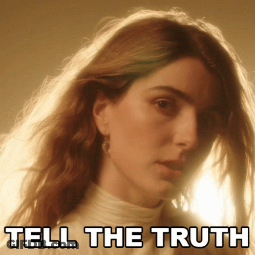 Woman Tell The Truth GIF
