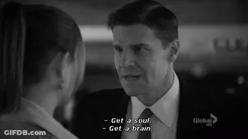 Woman Tells Man Get A Soul Get A Brain GIF