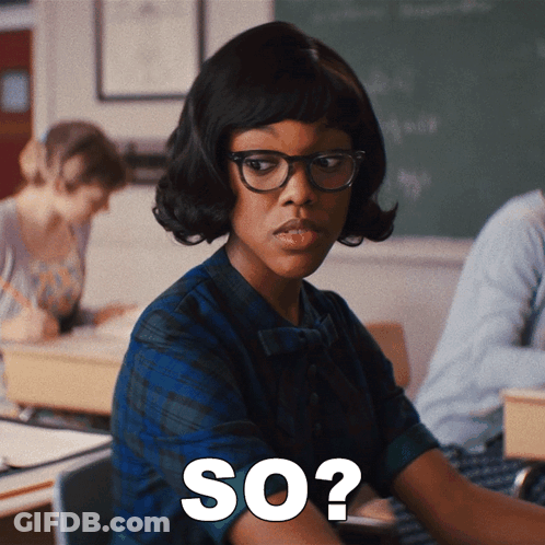 Woman Tells Man I Know What You Are GIF