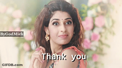 Woman Thank You Gesture Folded Hands GIF