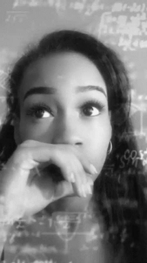 Woman Thinking Brain Meme GIF