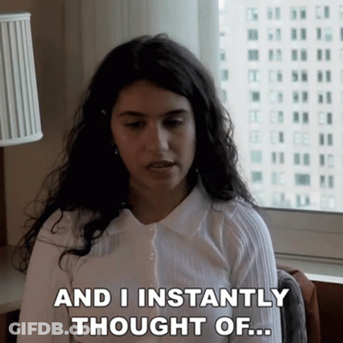 Woman Thinking Of Quote GIF