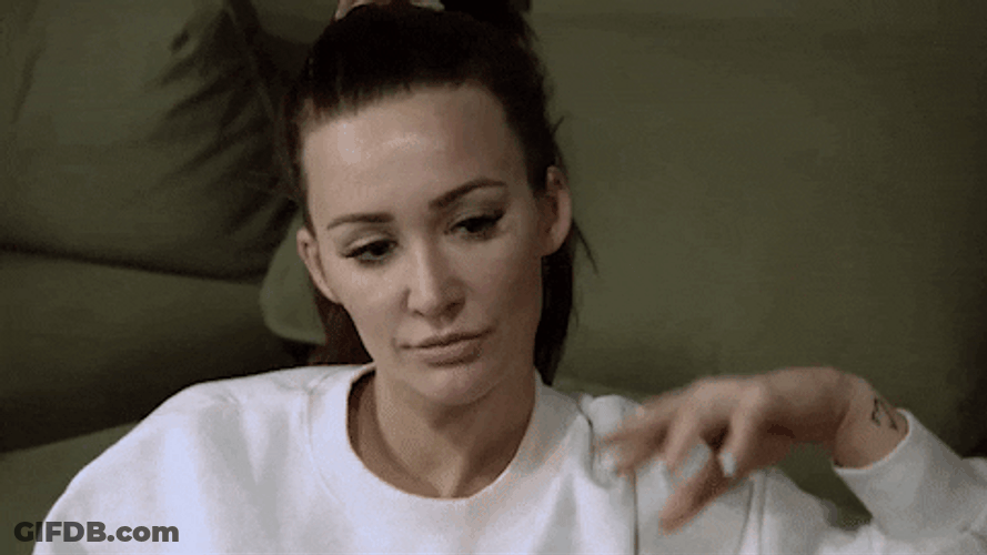 Woman Thinks About The Challenge GIF