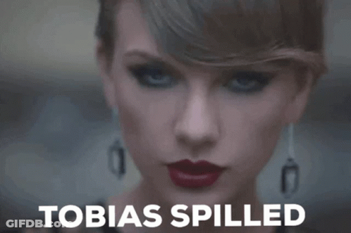 Woman Tobias Spilled GIF