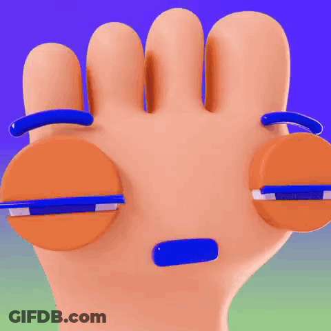 Woman Toe Hugging Another Woman's Foot GIF