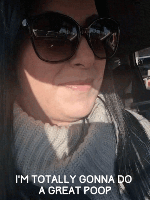 Woman Totally Gotta Poop GIF