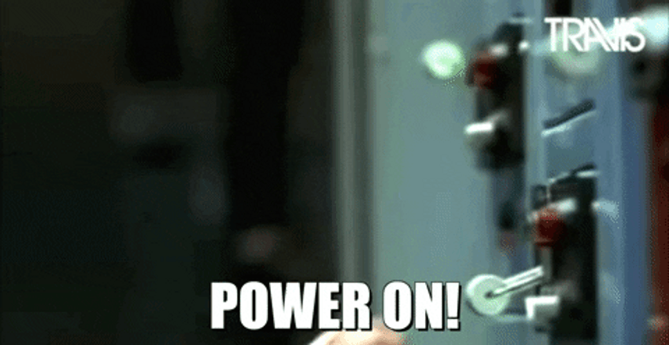 Woman Turn On Electricity Switch GIF