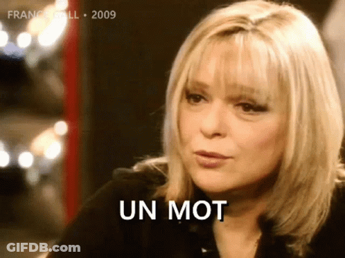 Woman Un Mot GIF