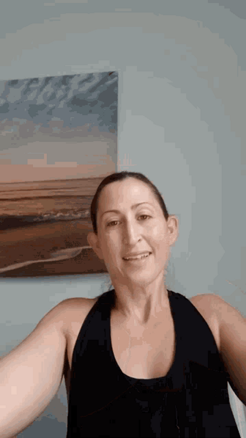 Woman Virtual Hug GIF