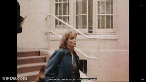 Woman Walking Down Stairs Keep Spending Most Our Lives GIF