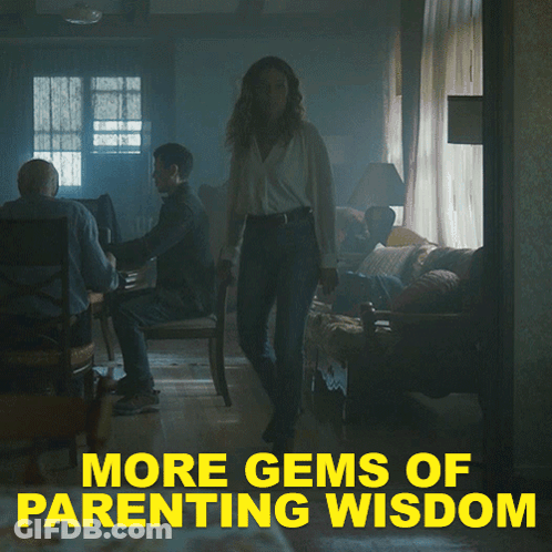 Woman Walking More Gems Of Parenting Wisdom GIF