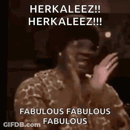 Woman Waving Hands Saying Herkaleez Herkaleez Fabulous Fabulous Fabulous GIF