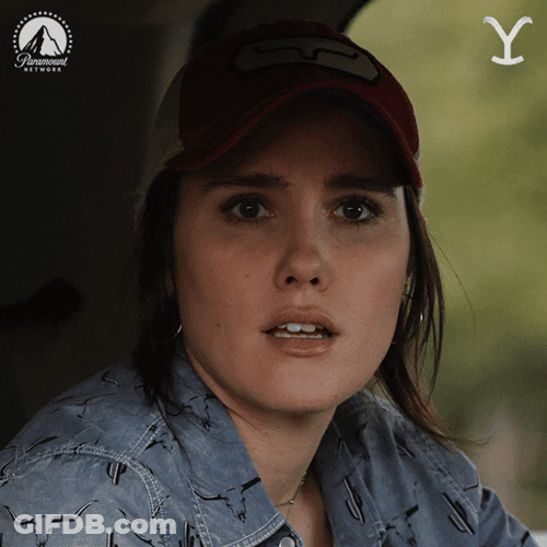 Woman Wear Cap Looking Away GIF