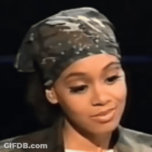 Woman Wearing Bandana Smiling GIF