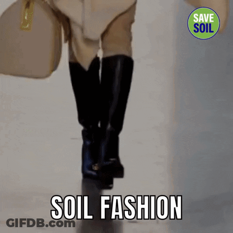 Woman Wearing Belt Saying Soil Fashion GIF