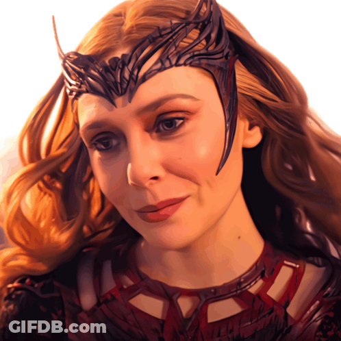 Woman Wearing Black Crown GIF