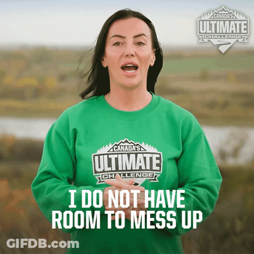 Woman Wearing Canada Ultimate Challenge Shirt GIF