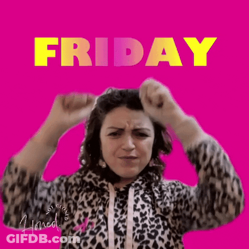 Woman Wearing Cheetah Top Dancing Friday GIF