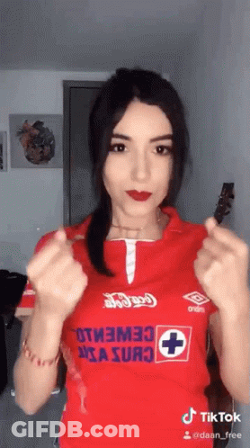 Woman Wearing Coca-Cola Shirt GIF