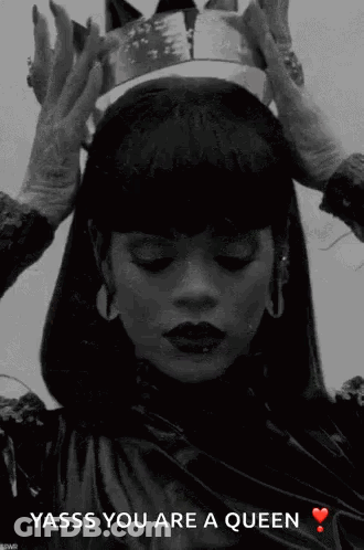 Woman Wearing Crown Yasss You Are A Queen GIF