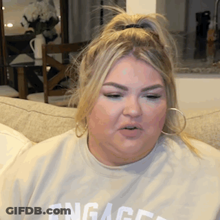 Woman Wearing Engaged Shirt GIF