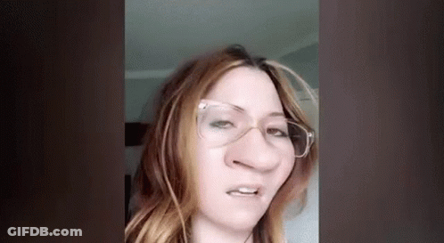 Woman Wearing Glasses And Big Nose GIF