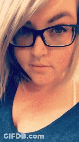Woman Wearing Glasses And Nose Ring GIF