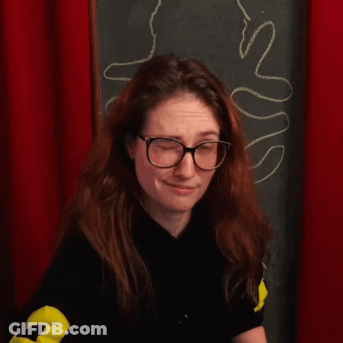 Woman Wearing Glasses Smiling GIF