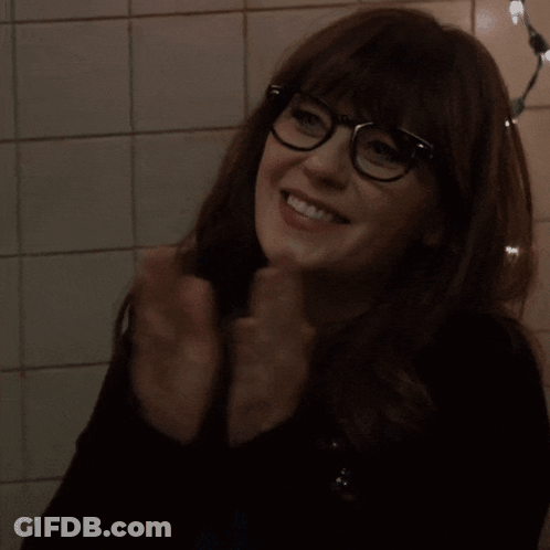 Woman Wearing Glasses Smiling GIF