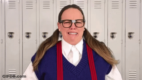 Woman Wearing Glasses With Y Friends U GIF