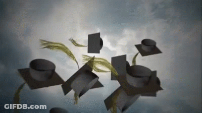 Woman Wearing Graduation Cap Voting Rights GIF
