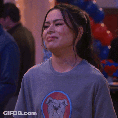 Woman Wearing Gray Shirt With Dog GIF