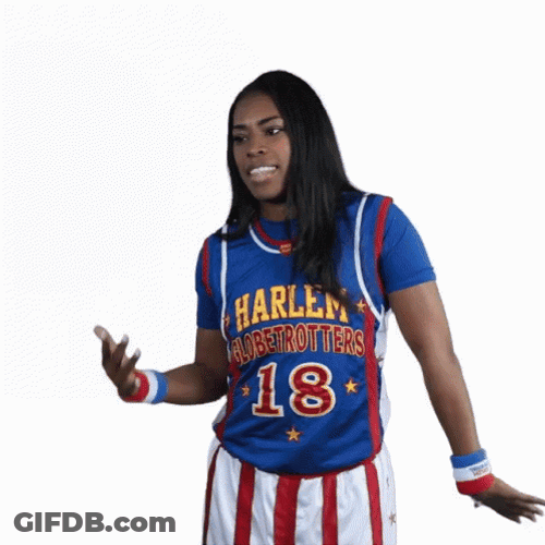 Woman Wearing Harlem Jersey Dancing Milly Rock Style GIF