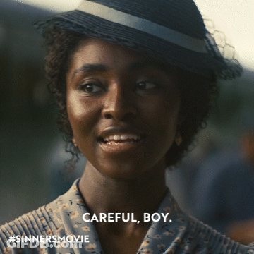 Woman Wearing Hat With Careful Boy GIF