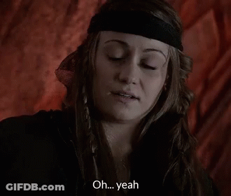 Woman Wearing Headband And Scarf Smiling GIF