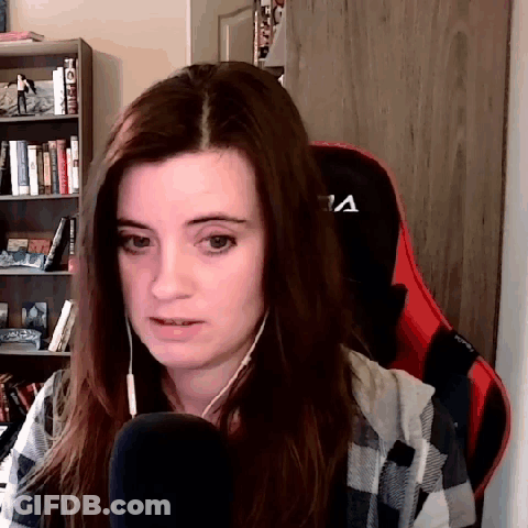 Woman Wearing Headphones And Plaid Shirt GIF