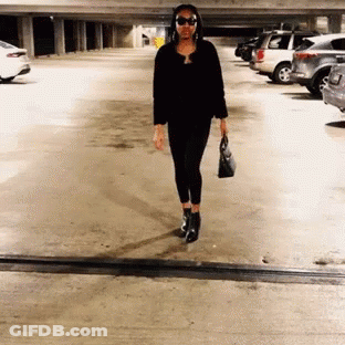 Woman Wearing Headphones And Sunglasses GIF
